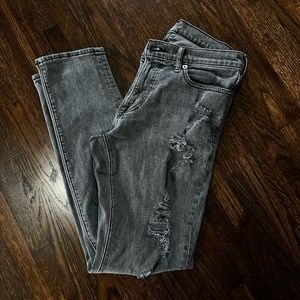Men's Skinny Stretch Ripped Jeans